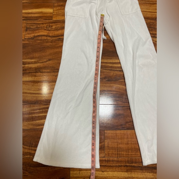 Juicy Couture Women’s White Terry Pants Medium - Picture 4 of 7